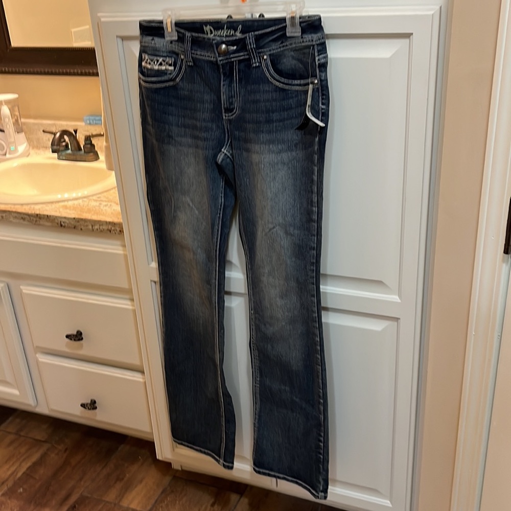 NWT New Directions Dark Wash Jeans Size 8